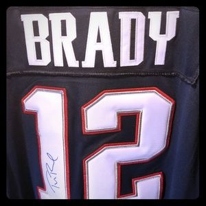 Tom Brady Autographed Nike Jersey with COA